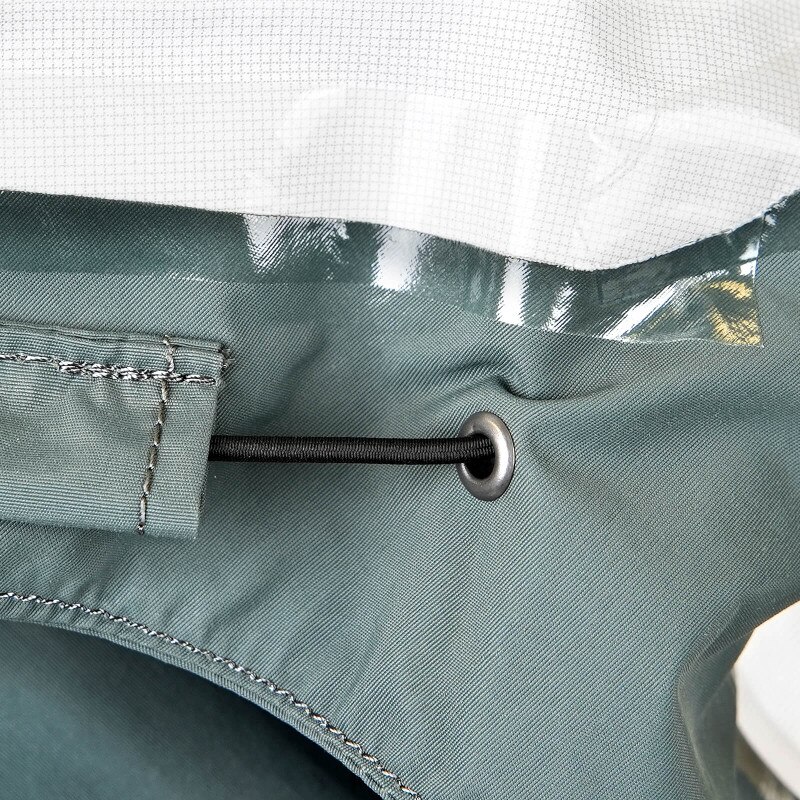 Super Fly Pack Cover - Mineral Gray (Detail, Tape)